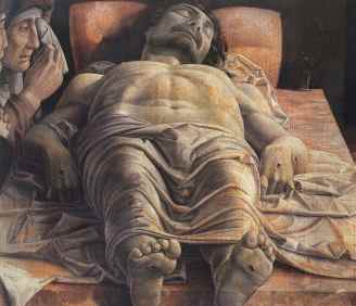 Andrea Mantegna- Cristo morto- 1500 circa-Pinacoteca di Brera- Milano