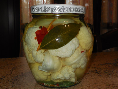 cavolfiore sott'aceto