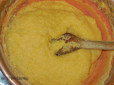 brasato funghi e polenta