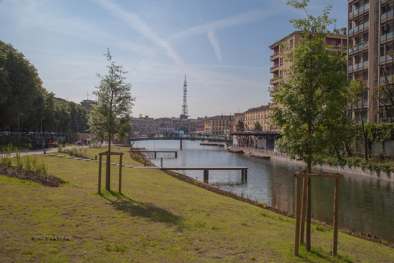 Milano la nuova darsena e i navigli