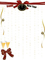 men� capodanno da stampare