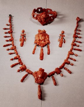parure di corallo
