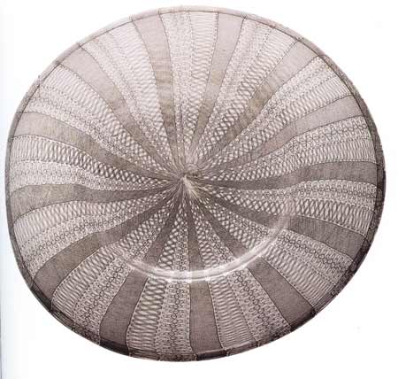 Piatto a retortoli
  Manifattura di Murano seconda met del XVI sec.- Murano Museo vetrario