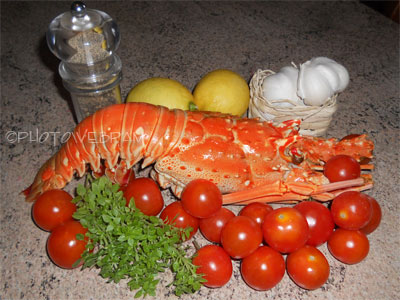 ingredienti spaghetti all'aragosta