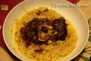 ossobuco con risotto